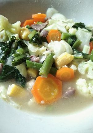 Foto resep Capcay kuah seafood