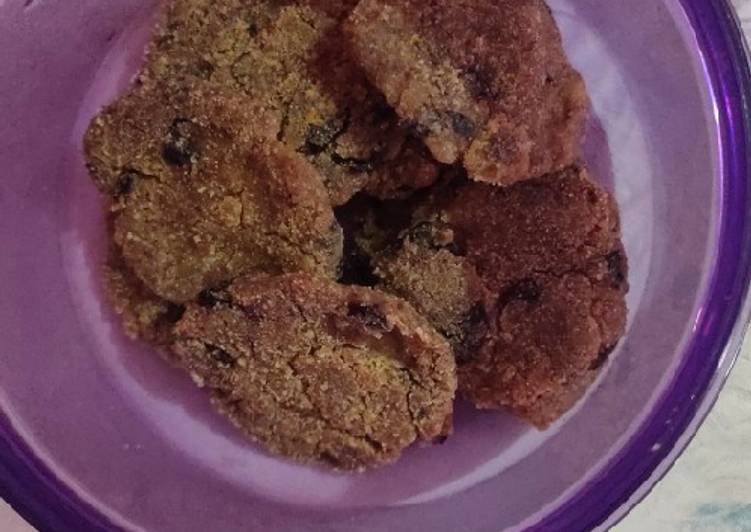 Langkah memasak Cookies blueberry #mpasi 1y enak