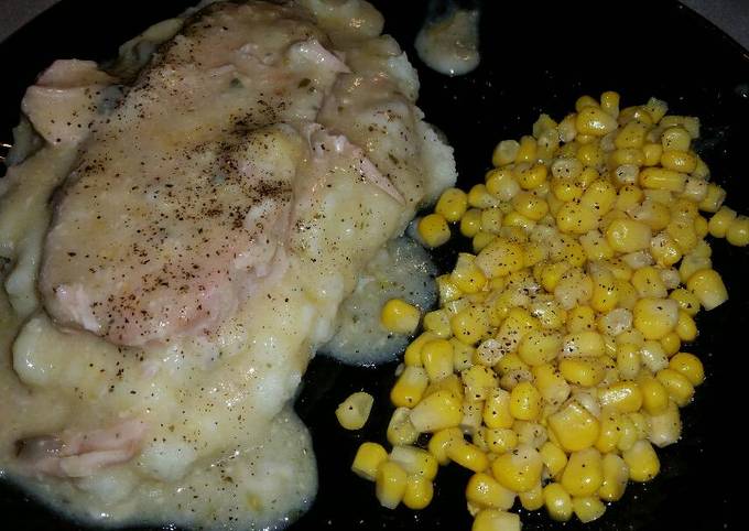 Steps to Make Any-night-of-the-week Ranch Crockpot Pork Chops