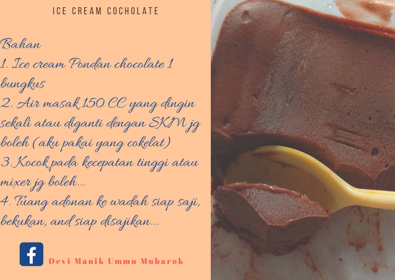 Es krim cokelat enak