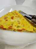 Tortilla bicolor al horno
