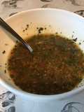 Marinade aigre douce au gingembre,citron,persil et soja (pour poissons et légumes)