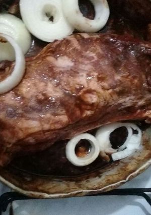 Una foto de Bondiola en salsa barbacoa, Mostaza y Soja