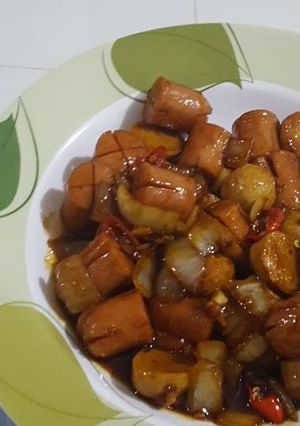 Foto resep Sosis saos inggris