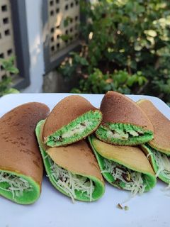 Foto resep Martabak Lipat Pandan (praktis takaran sendok)