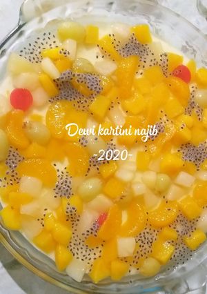 Foto resep Puding tahu sutra fruit coctail