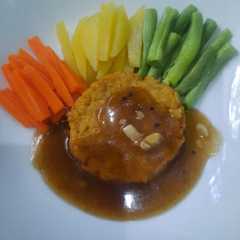 รูปของ Steak tempe saus lada hitam