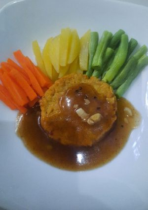 Foto resep Steak tempe saus lada hitam