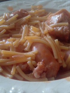 Una foto de Fideos a la cazuela