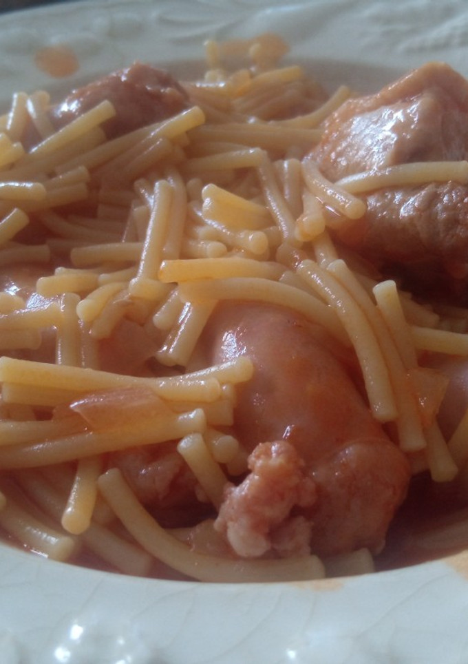 Una foto de Fideos a la cazuela