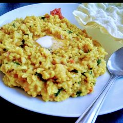 A picture of Tuvar dal khichadi.