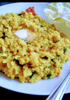 A picture of Tuvar dal khichadi.