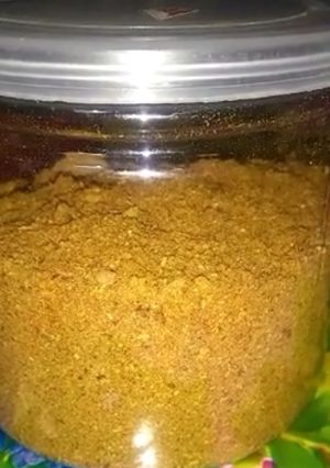 A picture of Homemade Chaat masala.
