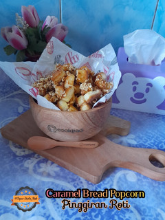 Foto resep Caramel Bread Popcorn Pinggiran Roti