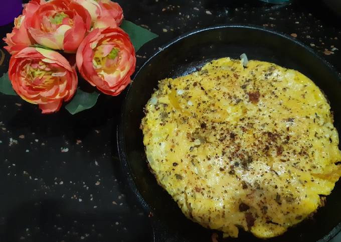 Omelet Kentang Ala-ala