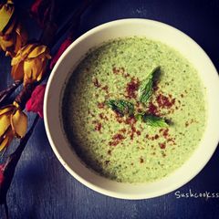 A picture of GREEN CHUTNEY/MINT CHUTNEY.