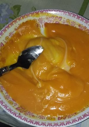 Una foto de Sopa de calabaza
