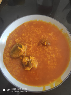 Una foto de Arroz caldoso con costilla
