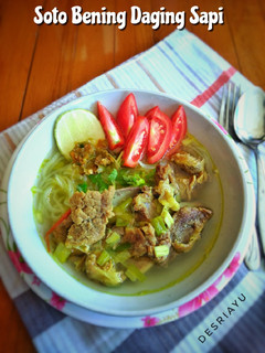 Foto resep Soto Bening Daging Sapi