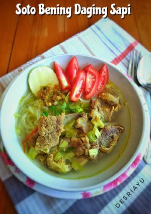 Foto resep Soto Bening Daging Sapi