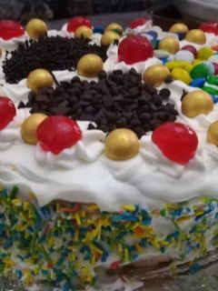 صورة لوصفة تورته بدقيق الاسبونج 🎂
