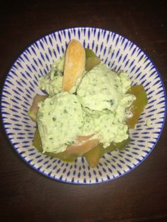 Una foto de Queso fresco ajonudo al verde que te quiero verde