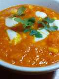 Sopa Crema de Zapallo y Choclo