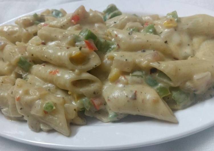 Recipe of Homemade Pasta in white sauce