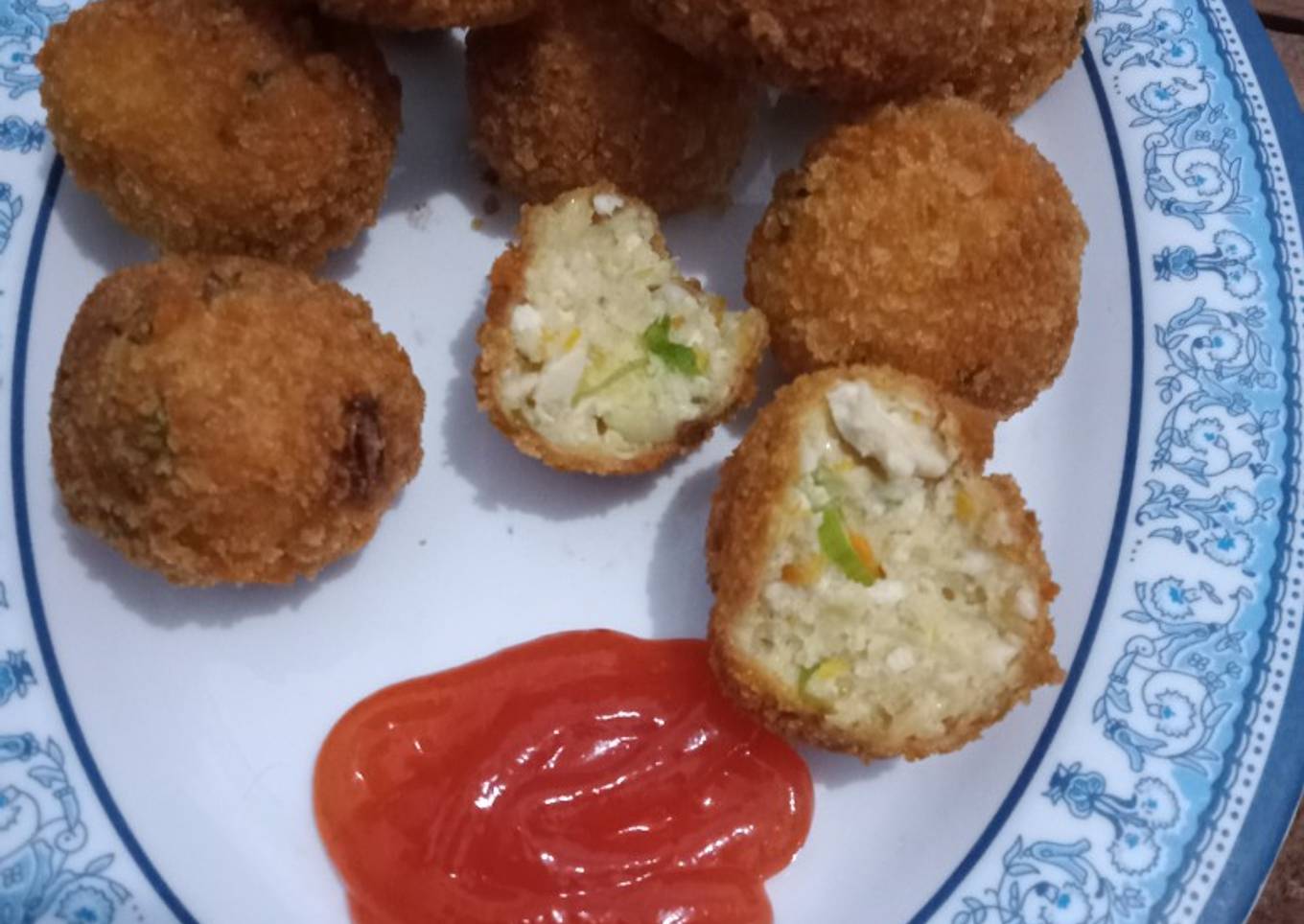 Bola bola tahu Crispy