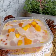 A picture of Mango Sago Kolang Kaling.