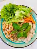 Cassava Noodle Salad with Shrimp and Pork