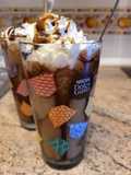 Café helado con plátano (Banana coffee)