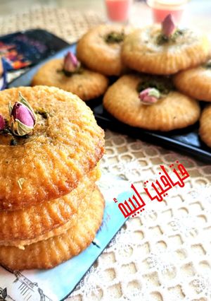 صورة لوصفة معمول النص ساعة هش ولذيذ