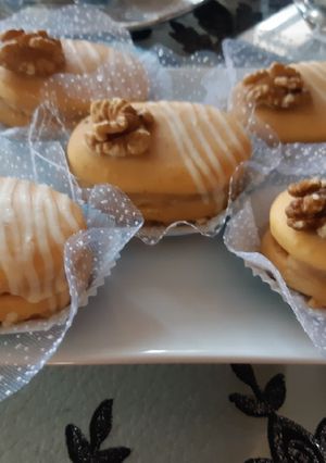 Une photo de Gâteau sablée au caramel