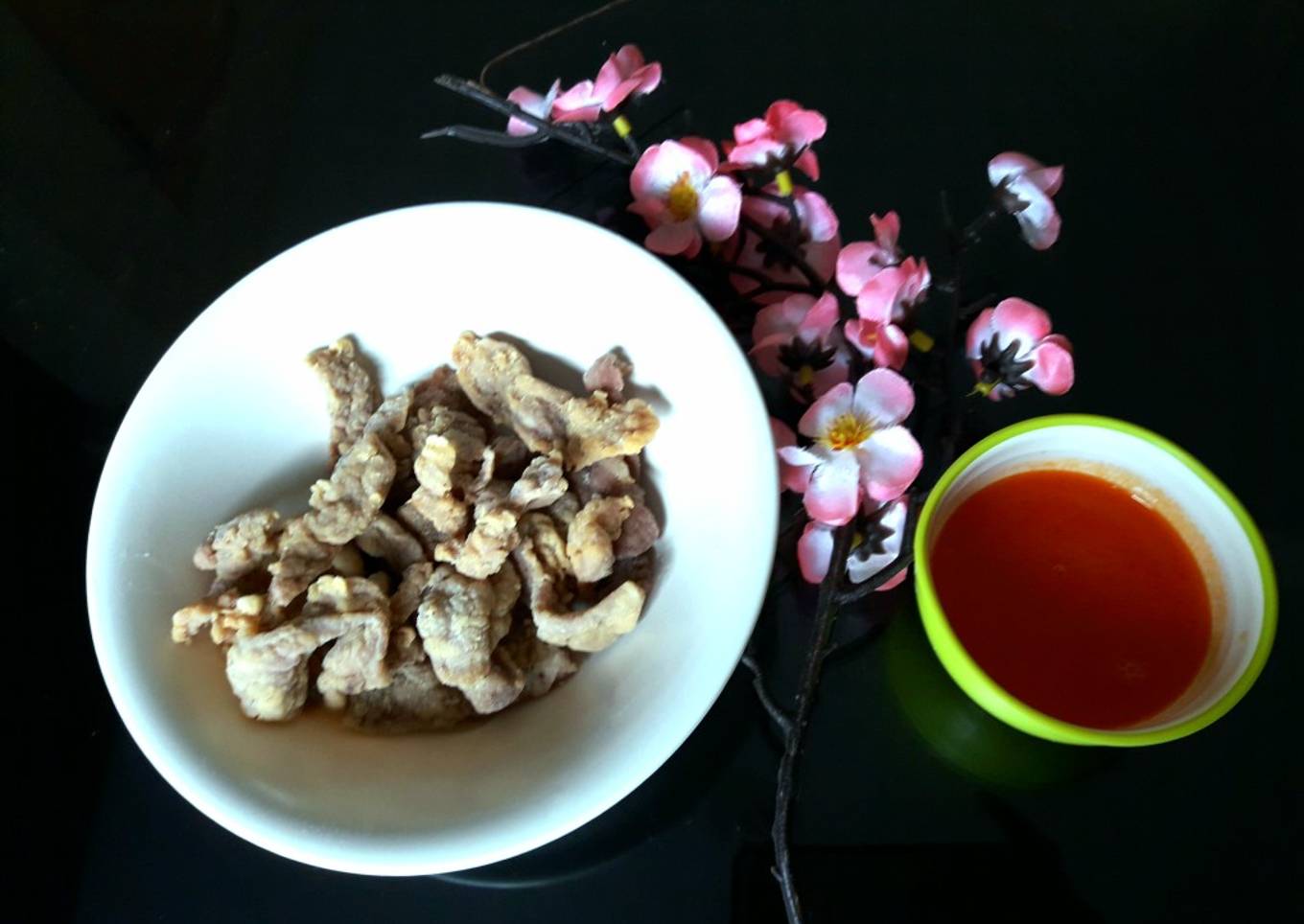 Babi Nanking saus Mentega