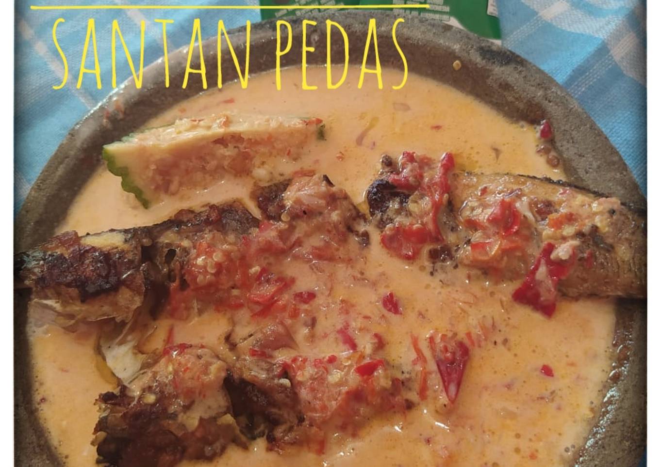 Iwak Haruan Bakar (Ikan Gabus Bakar) Sambal Santan Pedas