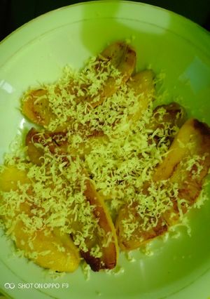 Foto resep Pisang bakar keju simpel mpasi 10 bulan