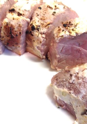 A picture of Greek Pork Tenderloin.