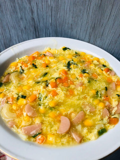 Foto resep Soup jagung macaroni