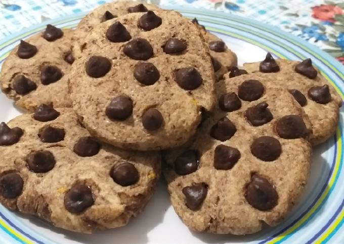 Galletitas Integrales Marmoladas Con Chips De Chocolate Receta De Gaby Cook And Love 🍇 Cookpad 