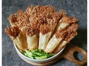 Gambar enoki goreng