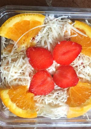 Foto resep Salad buah segar simple