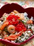 Mixed Sushi Rice with Green Vegetables