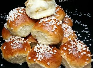 Foto principal de Panecillos brioche con perlas de azúcar 😋