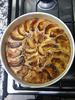 Una foto de Budín de Manzana