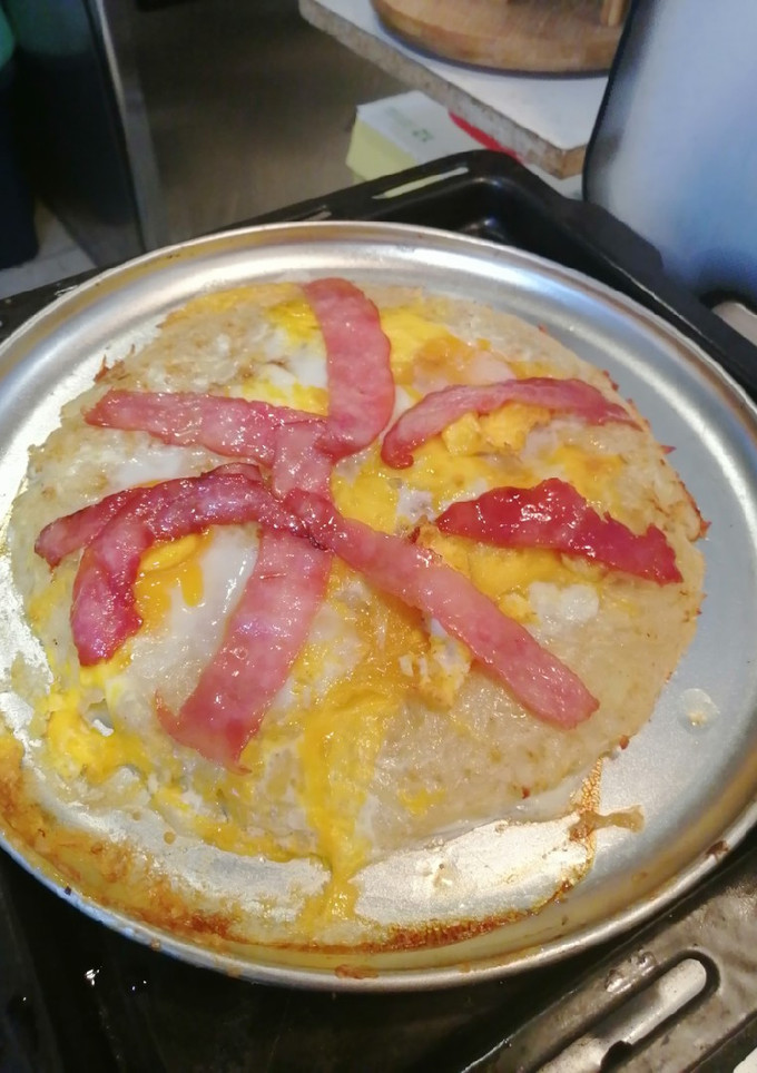 Una foto de Omelette de papas y huevo
