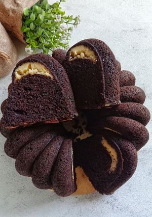 Foto resep Choco Cheese Banana Cake