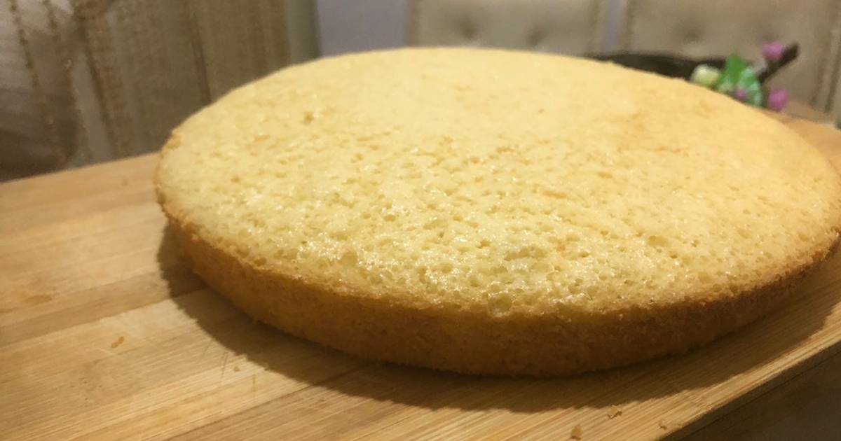 Easy Vanilla Sponge Cake (Whole Egg Method)