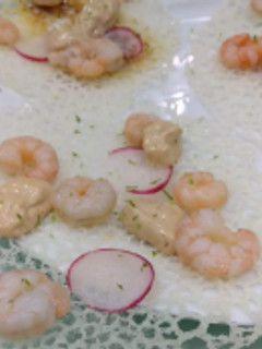 Una foto de Tortillitas de gambas fashion