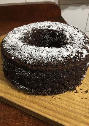 Una foto de TORTA DE CHOCOLATE 🍫🎂 en microondas